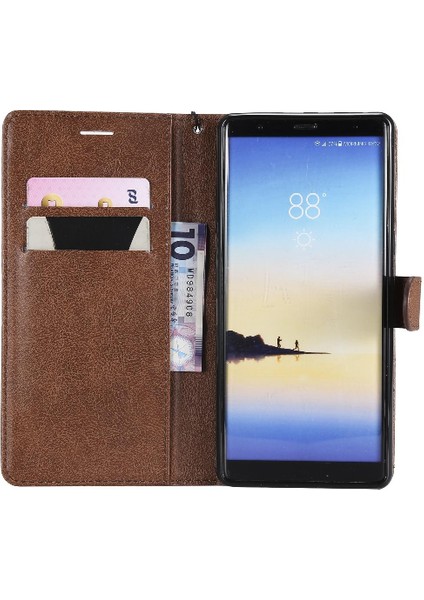 Kart ile Samsung Galaxy Not 8 Iş Cüzdan Telefon Kılıfı Için Flip Case (Yurt Dışından) indirimleri