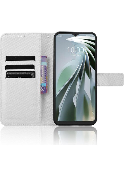 Zte Ücretsiz 5g Iv Kapak Kickstand Manyetik Cüzdan Kart Tutucu (Yurt Dışından)