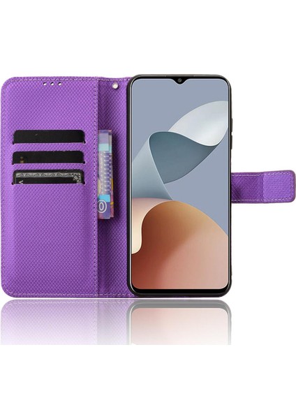 Zte Akson 50 Lite Kapak Kickstand Manyetik Cüzdan Kart Tutucu (Yurt Dışından) modelleri