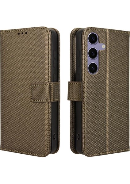 Samsung Galaxy S24 5g Kickstand Manyetik Cüzdan Kart Tutucu Kapak (Yurt Dışından)