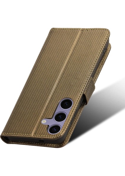 Samsung Galaxy S24 5g Kickstand Manyetik Cüzdan Kart Tutucu Kapak (Yurt Dışından)