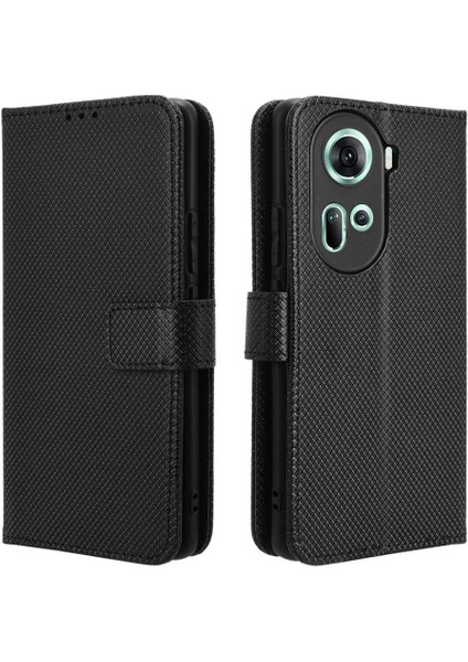 Oppo Oppo 11 5g Manyetik Cüzdan Kapak Için Kılıf Kickstand Kart Tutucu (Yurt Dışından)