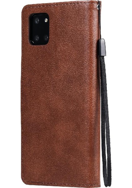 Samsung Galaxy Not 10 Lite Için Flip Case Kart Yuvası ile Yüksek Kalite Kılıf (Yurt Dışından)