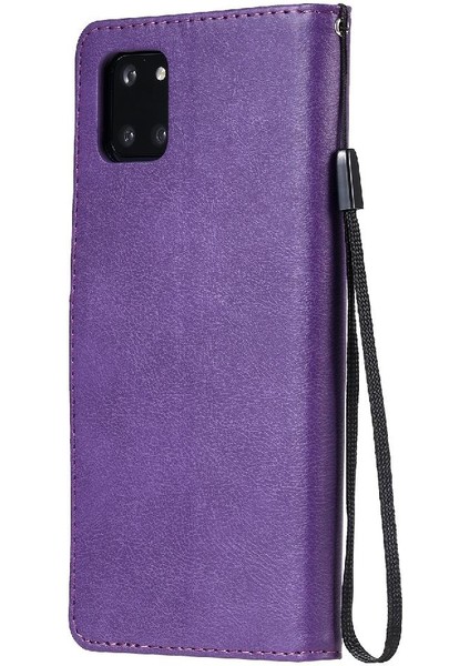 Samsung Galaxy Not 10 Lite Için Flip Case Kart Yuvası ile Yüksek Kalite Kılıf (Yurt Dışından)