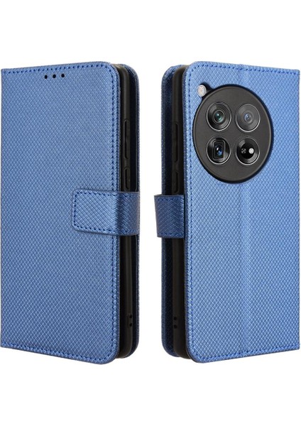 Oneplus 12 Için Kılıf Kart Tutucu Kapak Kickstand Manyetik Cüzdan (Yurt Dışından)