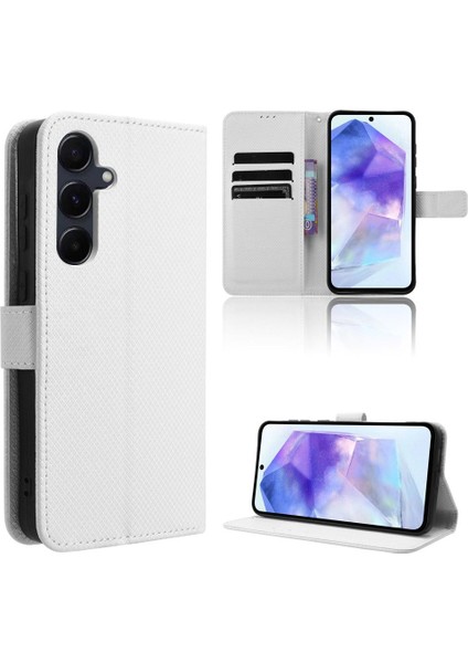 Samsung Galaxy A35 5g Kickstand Kapak Kart Tutucu Manyetik Cüzdan (Yurt Dışından)