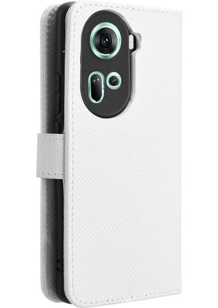 Oppo Oppo 11 5g Manyetik Cüzdan Kapak Için Kılıf Kickstand Kart Tutucu (Yurt Dışından)