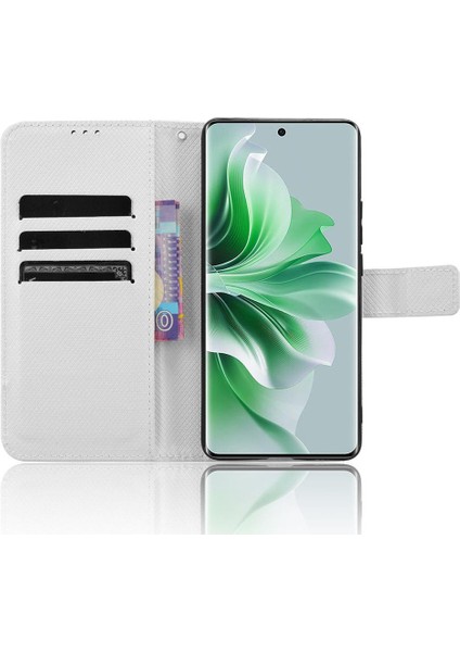 Oppo Oppo 11 5g Manyetik Cüzdan Kapak Için Kılıf Kickstand Kart Tutucu (Yurt Dışından)