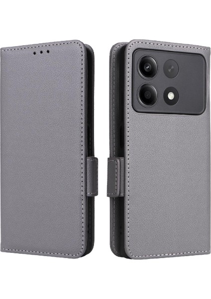 Xiaomi Poco X6 Neo 5g Pu Deri Cüzdan Kart Yuvaları Tutucu Yan (Yurt Dışından)