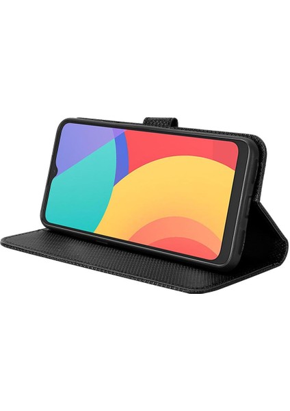 Alcatel 3l 2021 Kapak Kart Tutucu Manyetik Cüzdan Kickstand Için Kılıf (Yurt Dışından)