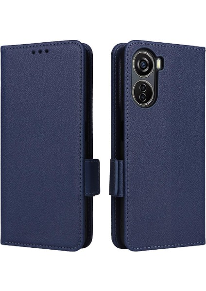 Zte Nubia Lvy Cüzdan Manyetik Pu Deri Kart Yuvaları Tutucu Yan (Yurt Dışından)