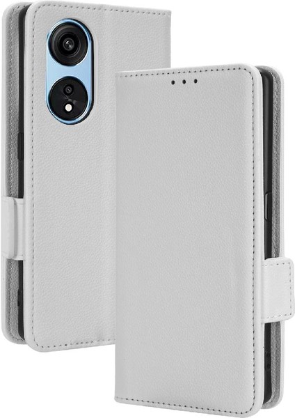 Oppo Için Kılıf Oppo 8t 5g Pu Deri Manyetik Kart Yuvaları Tutucu Cüzdan Yan (Yurt Dışından)