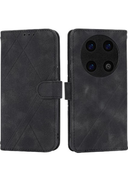 MY Boutique1 Huawei Mate 60 Pro Için Filp Durumda El Cüzdan Bilek Kayışı Kickstand Kredi (Yurt Dışından)