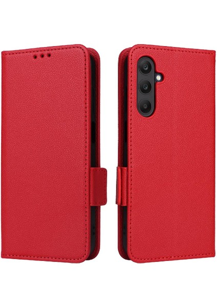 Samsung Galaxy A25 5g Manyetik Cüzdan Kart Yuvaları Tutucu Pu Yan (Yurt Dışından)