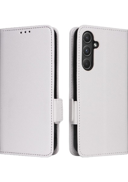 Samsung Galaxy Case 5g Yan Toka Pu Deri Manyetik Cüzdan Kart (Yurt Dışından)