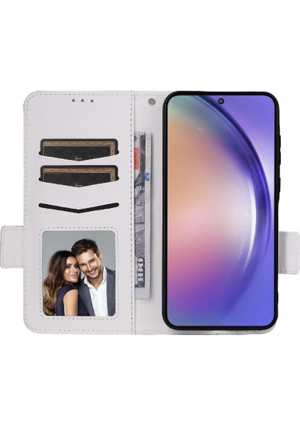 Samsung Galaxy Case 5g Yan Toka Pu Deri Manyetik Cüzdan Kart (Yurt Dışından) modelleri