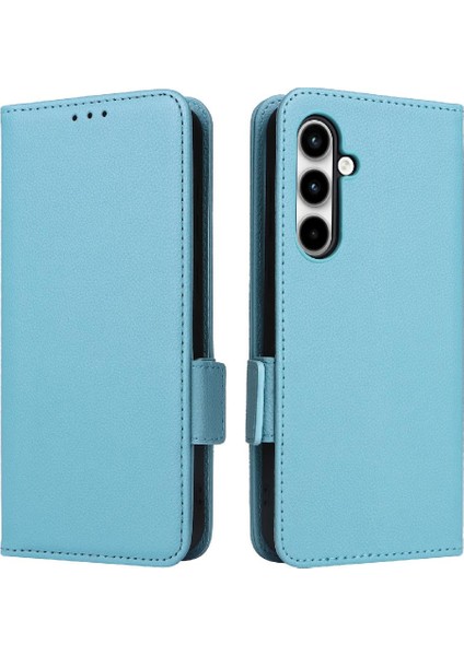 Samsung Galaxy A35 5g Manyetik Yan Toka Pu Deri Cüzdan Kart (Yurt Dışından)
