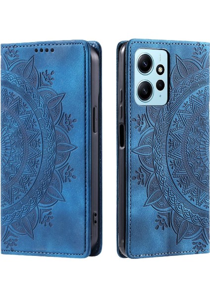 Xiaomi Redmi Için Not 12 4g Yan Toka Pu Deri Kart Ekleme (Yurt Dışından)