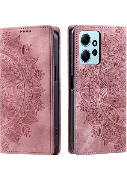 Xiaomi Redmi Için Not 12 4g Yan Toka Pu Deri Kart Ekleme (Yurt Dışından)