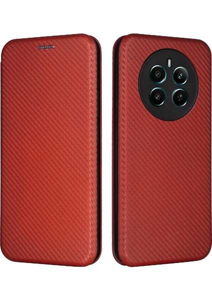 Kart Tutucu Kickstand Tam Koruma Flip ile Realme 12 Plus Için Kılıf (Yurt Dışından)