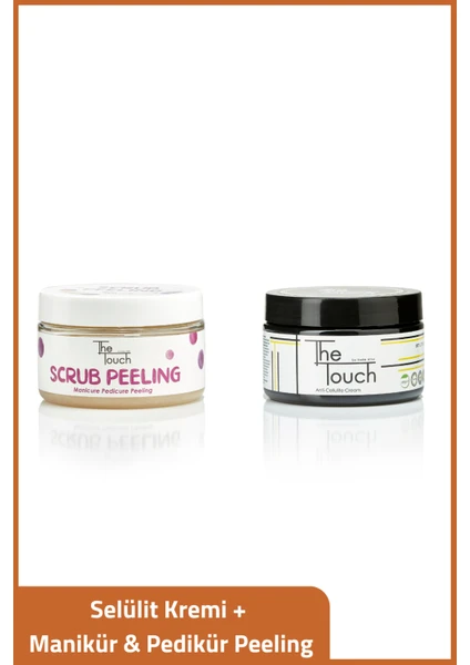 The Touch By Seda Altın Kremi 250 ml + Manikür  Pedikür Peeling 250 ml