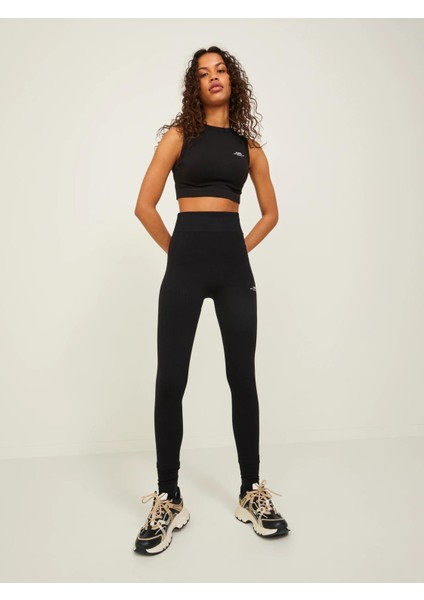 Jack&jones Jjxx 12219893 Kendınden Cuzgulu 0 Yaka Kolsuz Crop Tshırt indirimleri