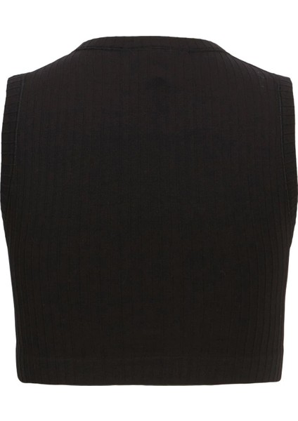 Jack&jones Jjxx 12219893 Kendınden Cuzgulu 0 Yaka Kolsuz Crop Tshırt fırsatları