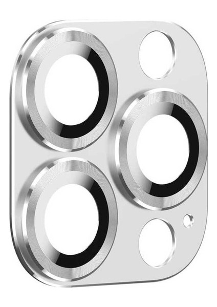Apple iPhone 13 Pro Max Uyumlu Cl-03 Kamera Lens Koruyucu, Gümüş