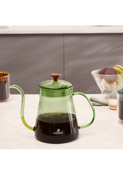 Martina Coffe Kettle/kahve Potu Green 600 ml