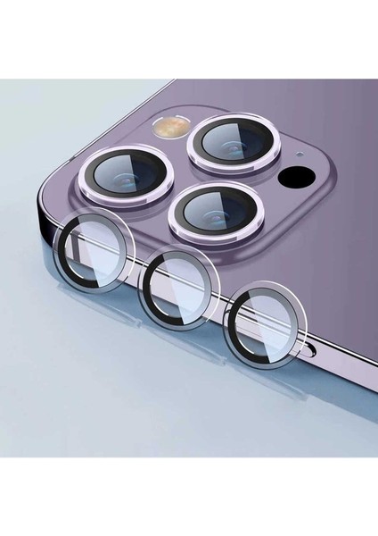 Apple iPhone 14 Pro Uyumlu Cl-07 Kamera Lens Koruyucu, Renksiz