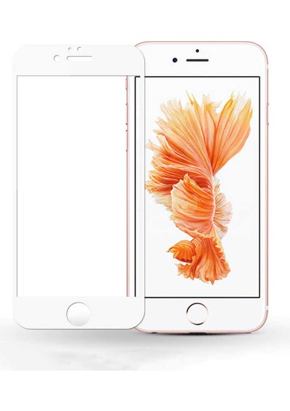 Apple iPhone 7 Uyumlu Davin 5d Cam Ekran Koruyucu, Beyaz