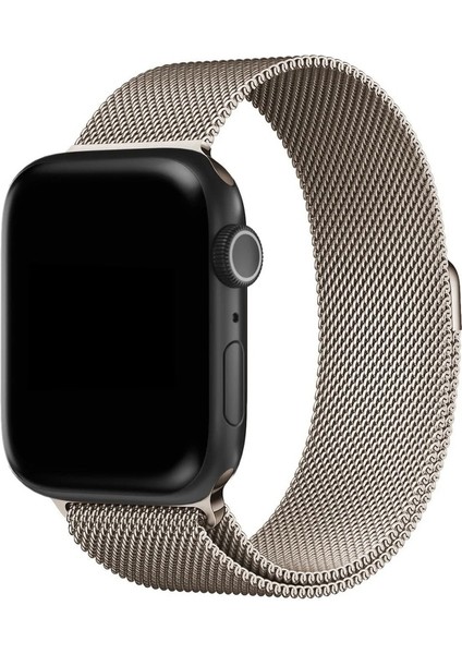 Apple Watch Uyumlu Kordon Hasır Metal Mıknatıs Kayış, Starligh fiyatları