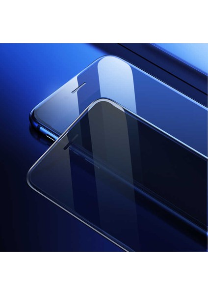 Apple iPhone 6 Uyumlu Anti-Dust Privacy Temperli Ekran Koruyucu, Siyah