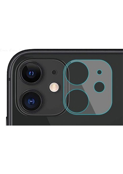 Apple iPhone 11 Uyumlu 3D Full Kamera Koruyucu