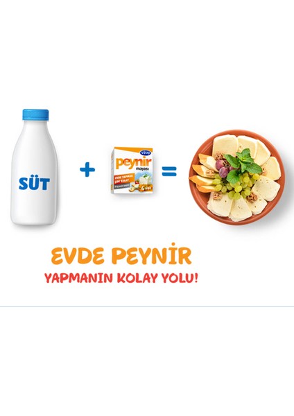 Peynir Mayası 4 * 1 gr modelleri