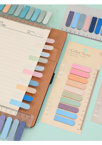 Şeffaf Renkli Postit Yapışkan Not Kağıdı Oval Post-It Gül Kokusu