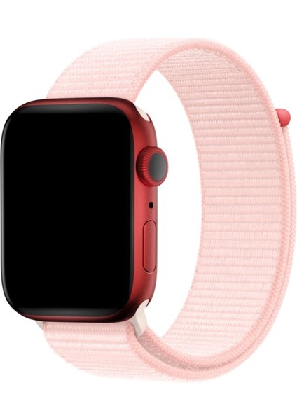 Apple Watch Uyumlu Kordon Klasik Hasır Örgü Spor Işlemeli Kayış, Pearl Pi indirimleri