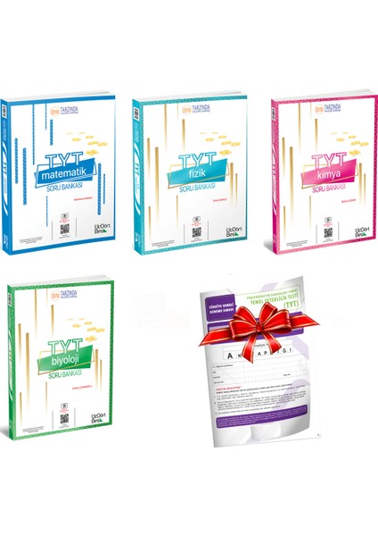 TYT Matematik + Fizik + Kimya + Biyoloji Soru Bankası + TYT Türkiye Geneli Deneme