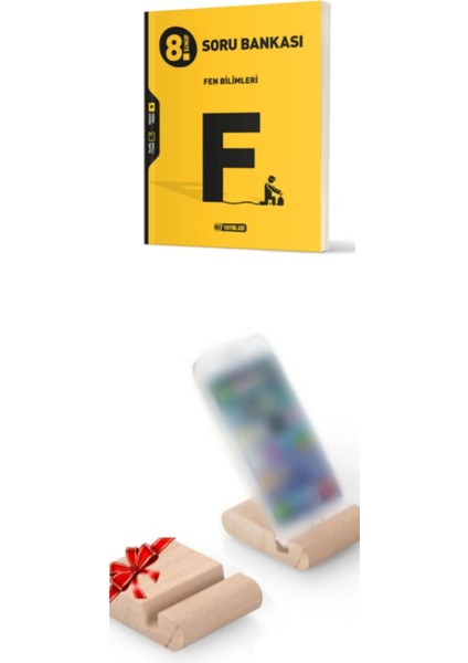 LGS 8. Sınıf Fen Bilimleri Soru Bankası -Ahşap Telefon Tutucu