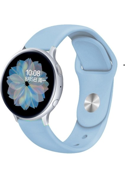 Huawei Watch Uyumlu Kordon Silikon Yumuşak Esnek A+ Kalite Spor Kayış, Açık Mavi fiyatları