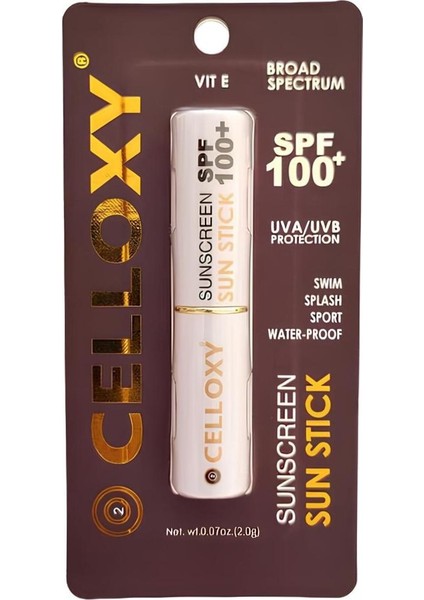 Waterproof Sunscreen Stick SPF 100+ 2 gr