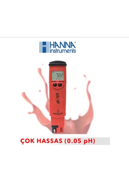 Hı 98128 Dijital Ph ve Sıcaklık Ölçer