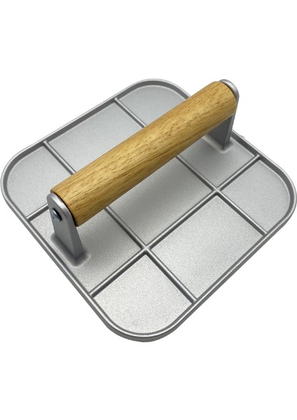 Presleri Sığır Makinesi Et Piş Için Yapımı Square Argent (Yurt Dışından)