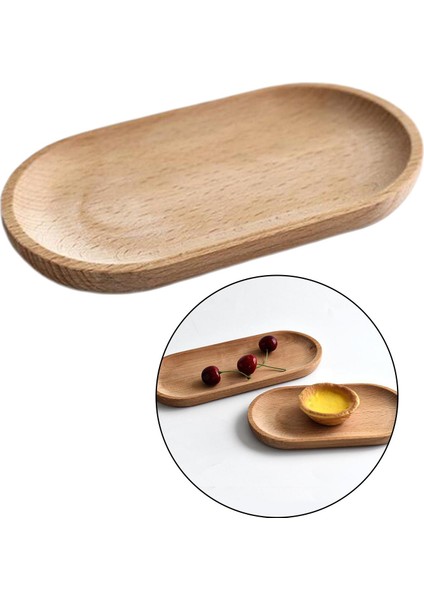 Doğ Ahşap Tabağı Tepsisi Meyve Yemekleri Ev Dekor 10X18 cm (Yurt Dışından) modelleri