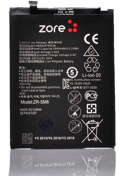 Huawei Y6 2019 Uyumlu Tam Orjinal Batarya