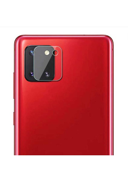 Megafox Teknoloji Samsung Galaxy A91 (S10 Lite) Uyumlu Nano Kamera Koruyucu