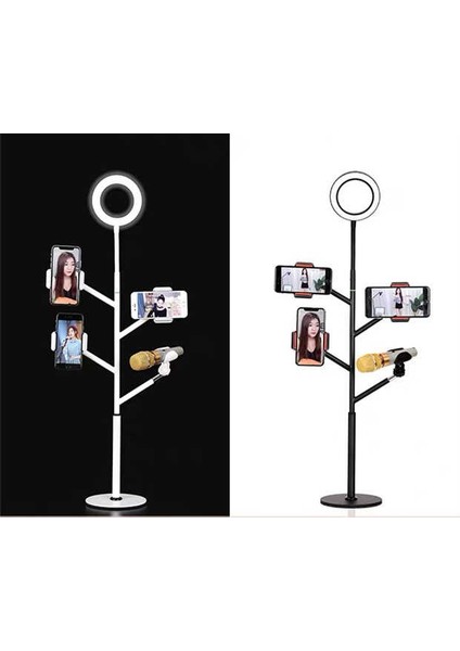 Professional Live Stream Işıklı Telefon Tutucu Ring Light modelleri