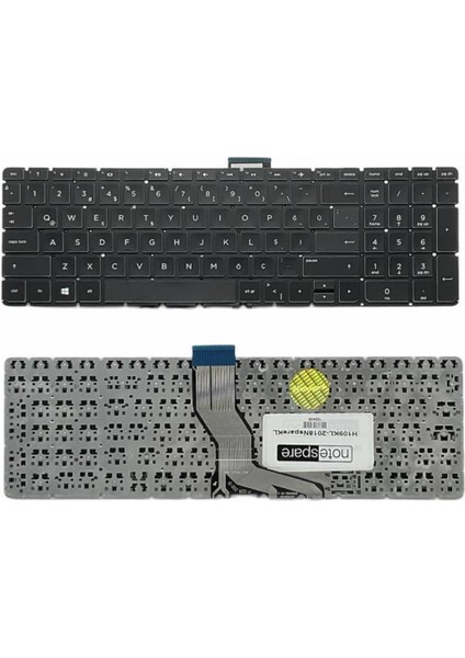 Hp ile Uyumlu Pavilion 15-BC010NT, 15-BC011NT, 15-BC015NT Notebook Klavye Siyah Tr