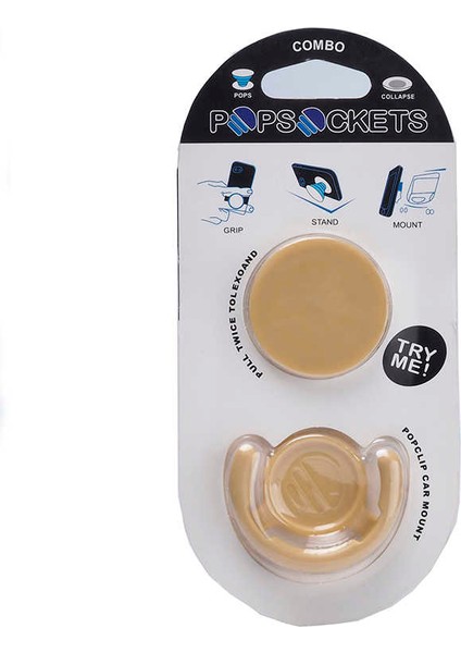 P Soket Çiftli Lazer Boyalı, Gold