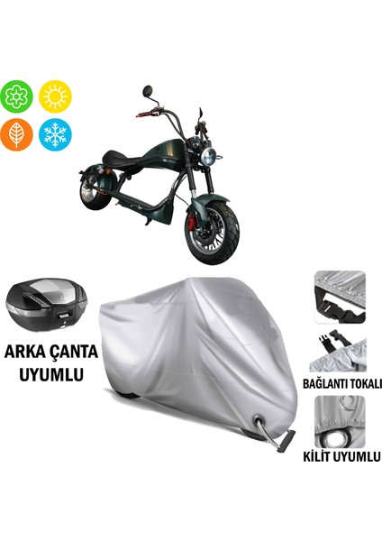 Musatti Smd-U1 Branda Motosiklet Brandası Arka Çanta Bağlantı,kilit Uyumlu